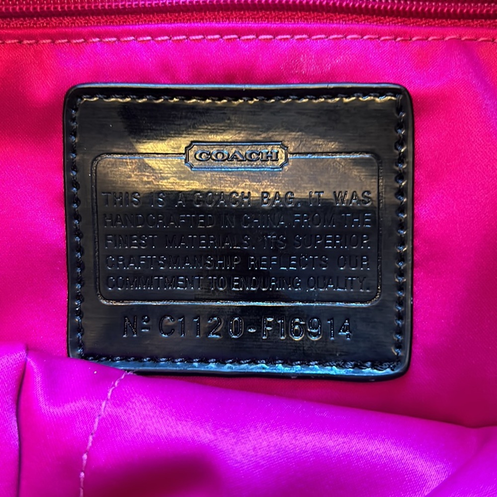 Rare poppy coach bag - Picture 2 of 8